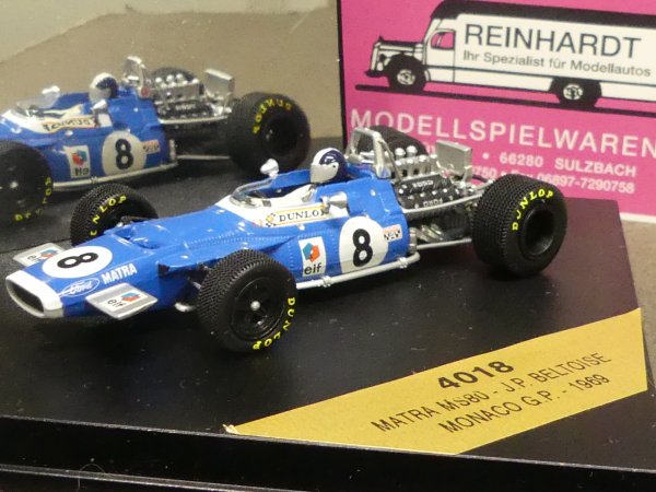 1/43 Quartzo Matra MS80 Monaco GP 1969 #8 Baltoise 4018 SONDERPREIS